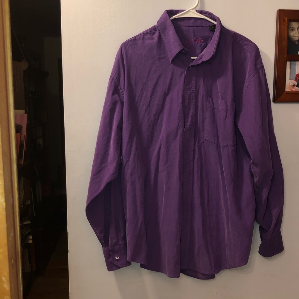 Bugatchi Uomo Purple Shirt